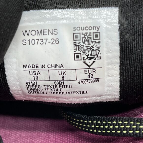 Saucony Trail Peregrine-12 Running Shoes Womens 10 Cool Mint Green Sneakers - Picture 8 of 8